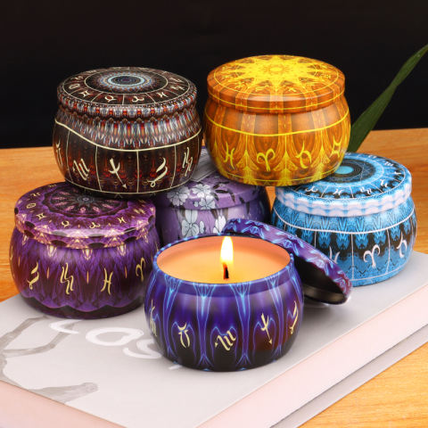 Home decoration natural flavor soy wax gift set aromatherapy candle